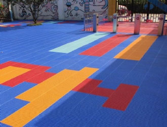彩色懸浮拼裝地板